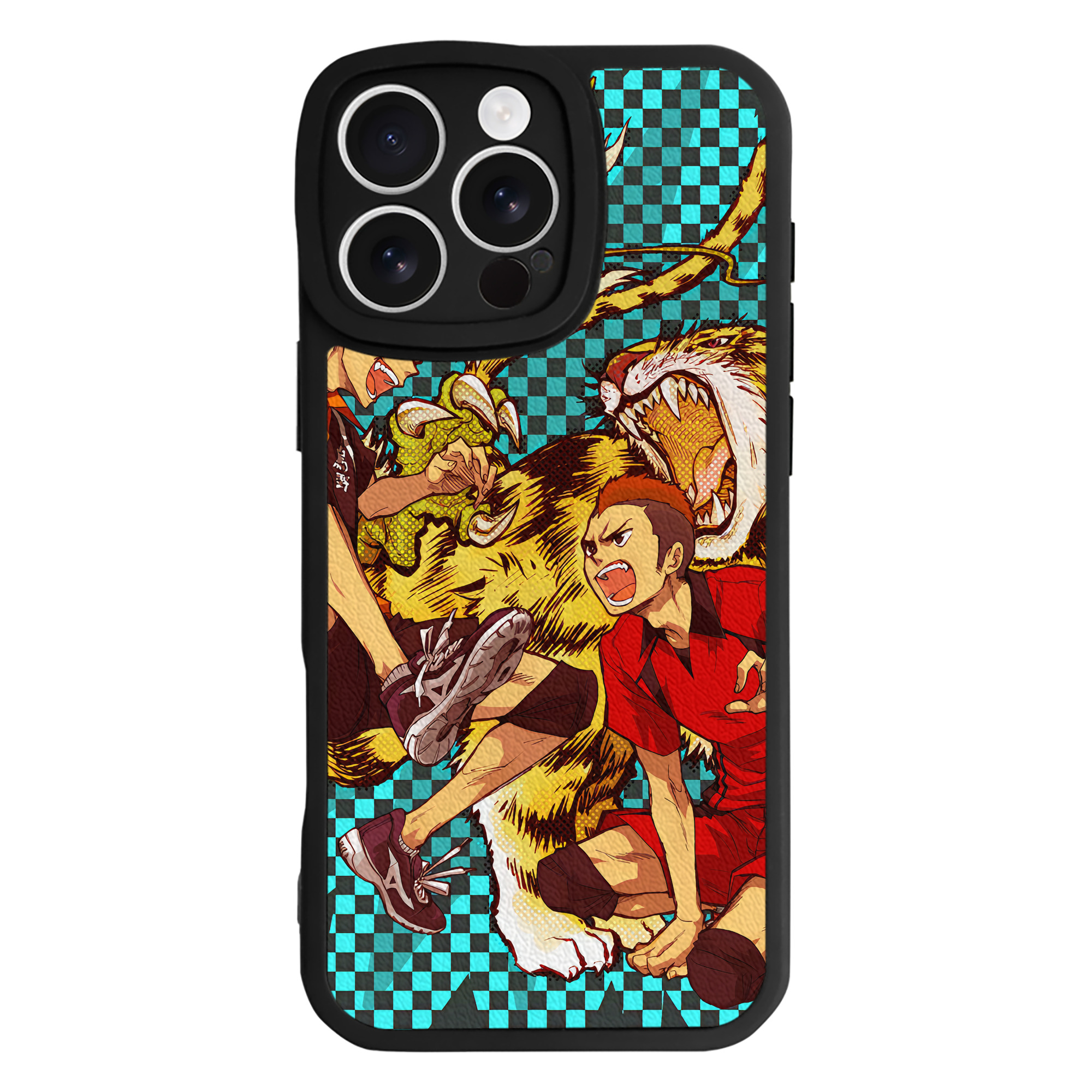 （画像用） ハイキュー!! Haikyu!! 【iPhone 16シリーズ対応】シリコンスマホケース（レザー調） 材質：シリコン